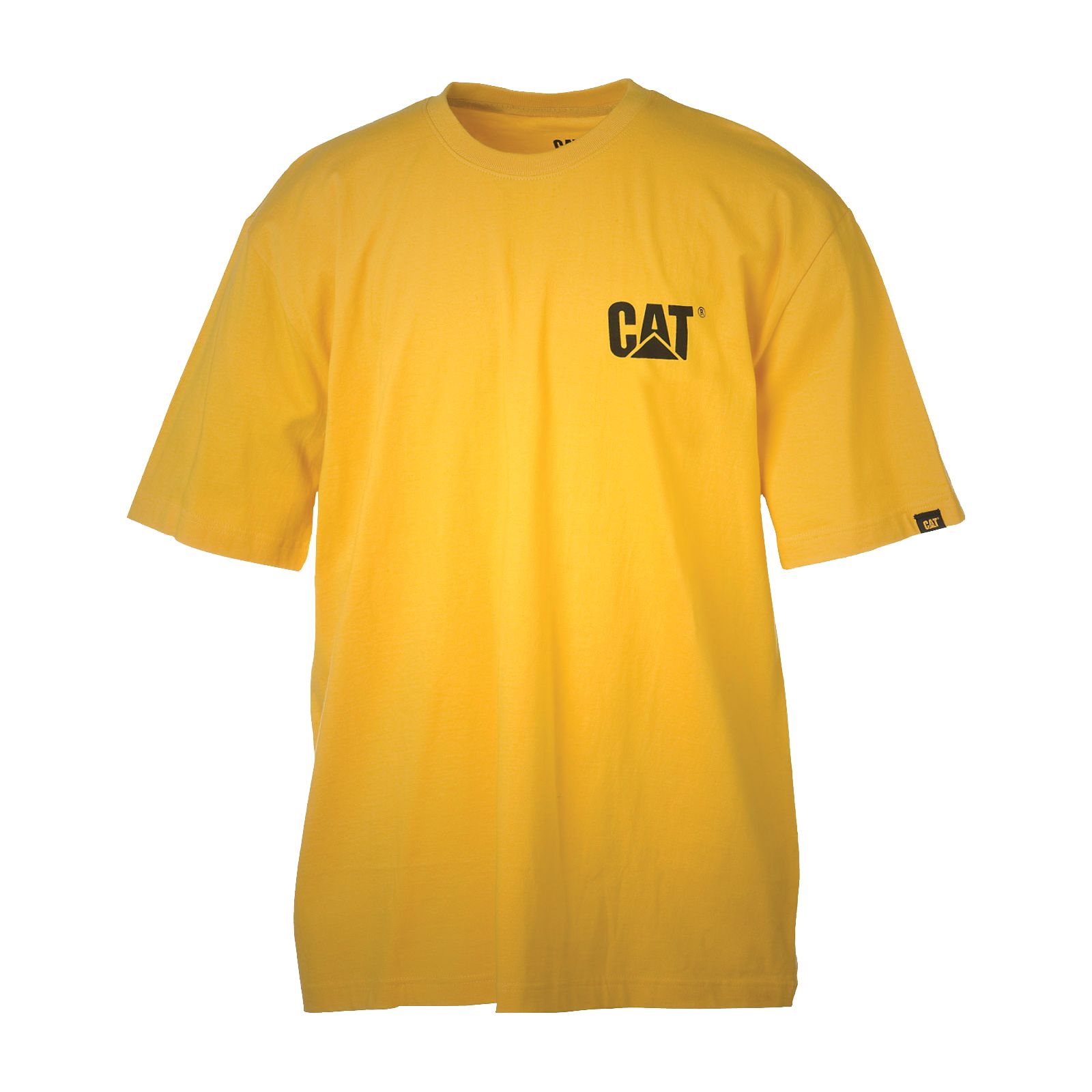 Men's Caterpillar Trademark T-Shirts Yellow Ireland LIEK13492